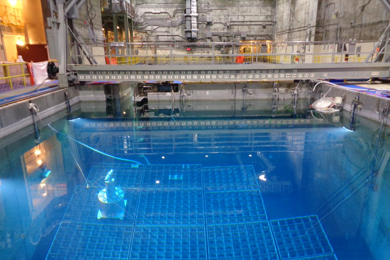 nuclear waste storage pool