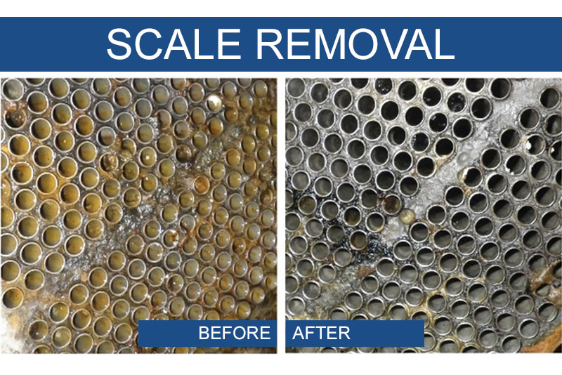 Scale Removal on Heat Exchangers