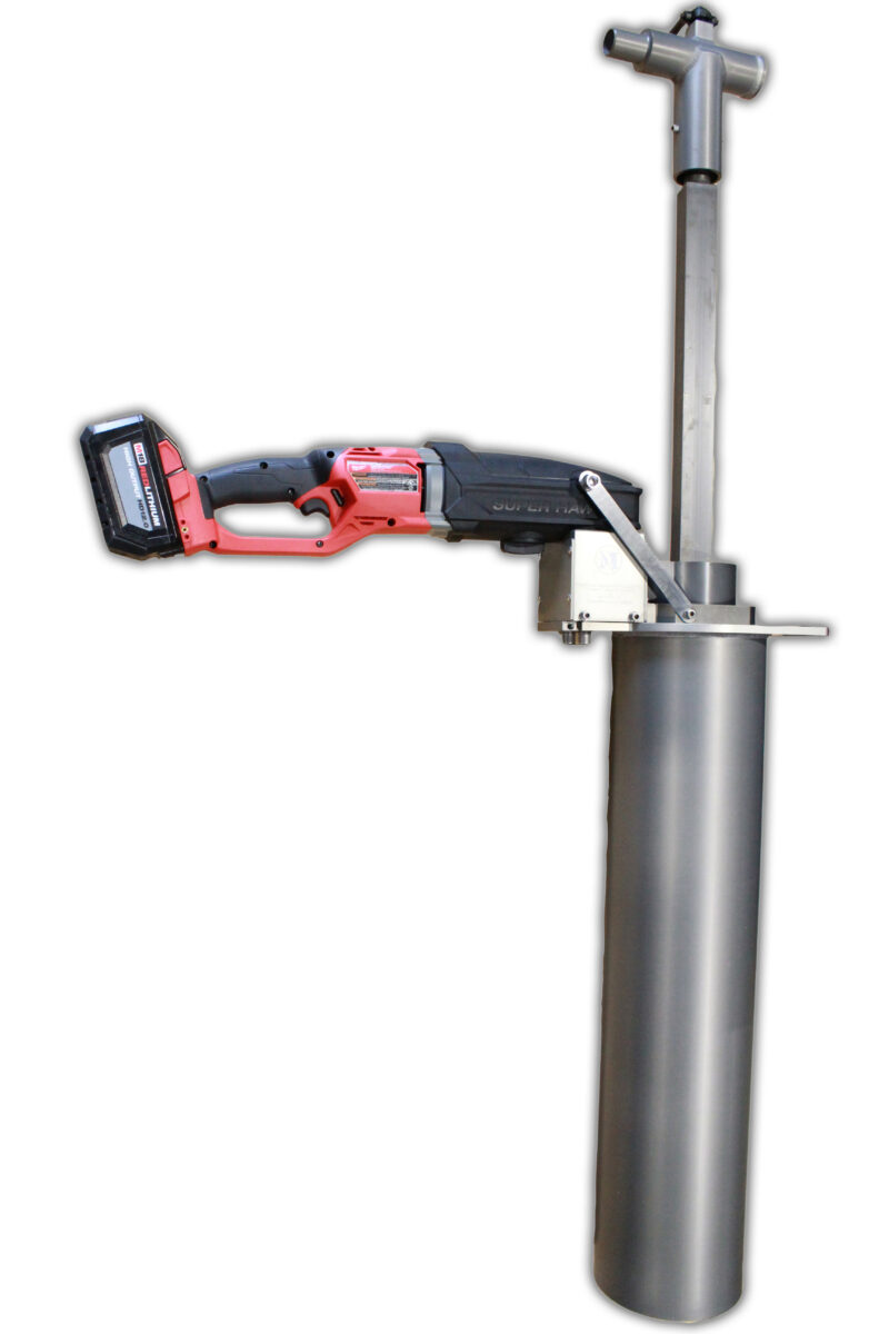 Reactor Vessel Battery Powered Stud Hole Cleaner